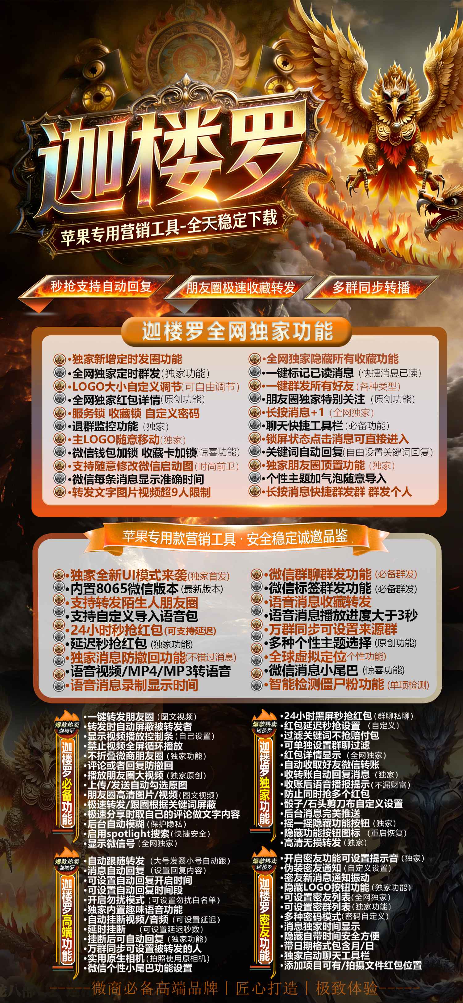 TF•迦楼罗苹果微信专用多开软件app激活码授权